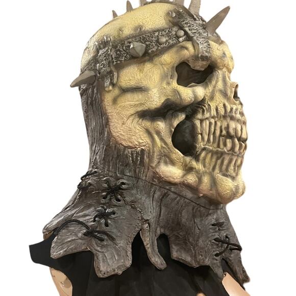 Skeleton Warrior Viking Deluxe Halloween Mask one size - Picture 2 of 6